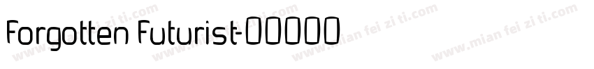 Forgotten Futurist字体转换